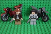 LEGO Indiana Jones i Irina Spalko figurki+2x broń+2 motory z lat 2007-08 r.