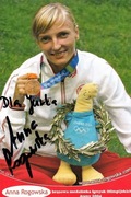 ANNA ROGOWSKA - oryginalny autograf