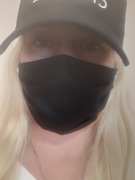 Maseczka bawełniana czarna