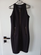 Mohito, Elegancka sukienka z zamkiem z przodu w bardzo dobrym stanie, M