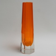 Modernistyczny wazon szkło szlifowane