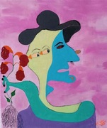 obraz akryl TYTUL-zazdrość 30x35  cm 