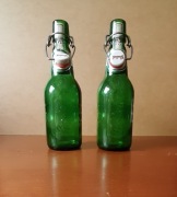 Butelki po piwie Grolsch 0,5l z porcelanowym korkiem (2 sztuki) | vintage