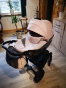 Wózek junama diamond różowy 