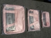 Kosmetyczka różowa 3 szt 