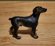 Schleich pies doberman figurka unikat model wycofany z 1997 r