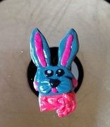 Magnes na lodówkę handmade Zając