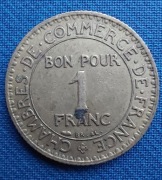 Moneta Francja 1 frank 1922