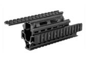AK, AKM łoże aluminiowe z szynami akcesoryjnymi