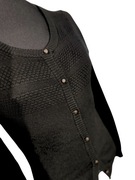 Sweter na guziki z wełny SAMSOE SAMSOE r. L