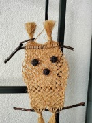 SOWA MAKRAMOWA Z SIZALU