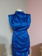 Piękna,  szafirowa sukienka! Przyjęcia, wesela!