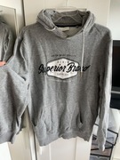 szara meska bluza superior c&a basic kangurka s