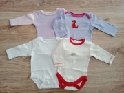 4 x Body długi rękaw F&F rozm.50/62