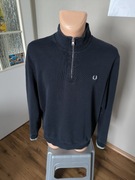Fred Perry bluza męska XL granatowa half zip