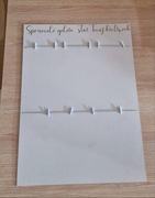 Tablica weselna na plan stołów