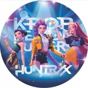 Opłatek na tort Huntrix Kpop Demon napis gratis 