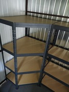 Regał Magazynowy Narożny 180x90x90x45 cm 4P/250 kg