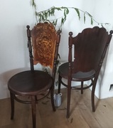 Antyczne krzesła Thonet 2 sztuki - diabły