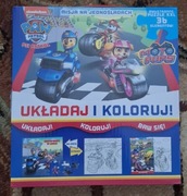 Puzzle układaj i koloruj