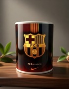 FC Barcelona prezent dla kibica piłki nożnej kubek Ceramiczny 