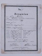 Sprzedam 2 stare świadectwa szkolne z 1882r. 