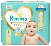 Pampers Premium Care 1 26 szt. 2-5 kg Derma Comfort Pieluszki