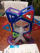 Klocki magformers karuzela/ diabelski młyn z literkami. Jak nowe! 