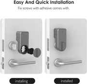 Smart Zamek do drzwi Bluetooth/Klawiatura/Klucz A1