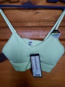 Biustonosz Bralette zolty swiecacy xs s NewYorker 