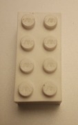 Lego bhol04 klocek biały