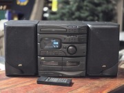 Wieża JVC ca-MXS2BK, vintage, pilot