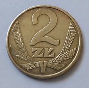 Moneta 2 złote z 1988 roku