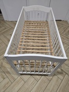 Łozeczko drewniane 120x60 białe