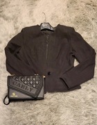 Welurowa marynarka na podszewce