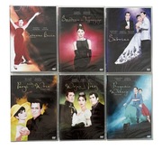 Zestaw 6 Filmów Audrey Hepburn DVD Romantyczne Napisy Polskie Nowy Folia