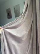 Zasłony welurowe brudny róż 230x140