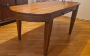 Stół dębowy ręcznie robiony – unikat, lite drewno, 178 /80 cm