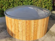 Balia ogrodowa całoroczna 2m, podgrzewacz, hot tub, wanna ogrodowa