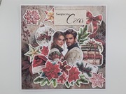 Kartka okolicznościowa na Boże Narodzenie rękodzieło 