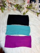 Zestaw materiałowych cienkich opasek do włosów