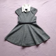 Sukienka Pronto Moda, szara, r.9–10 lat, elegancka