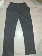 Ciepłe spodnie dresy na jesień zimę  r.146-152 prosta nogawka bawełna