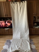 Gotowa zasłona bezowa 100x280