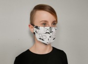 Maseczka wielorazowa z miejscem na filtr