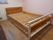 Łóżko dębowe loft