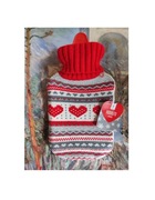 termofor ogrzewacz Rodolfo w dzianinowym pokrowcu na prezent święta