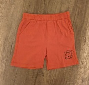 Pomarańczowe szorty tygrys 5.10.15 rozmiar 116 stan bdb