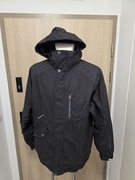 ALPINE PRO Kurtka Techniczna XL Czarna Narciarska Turystyczna Pas Śnieżny