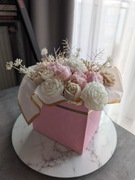 Kwiatowy flower box, świece sojowe 